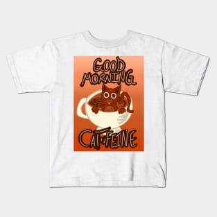 Good Morning Cat•Feine V52 Kids T-Shirt